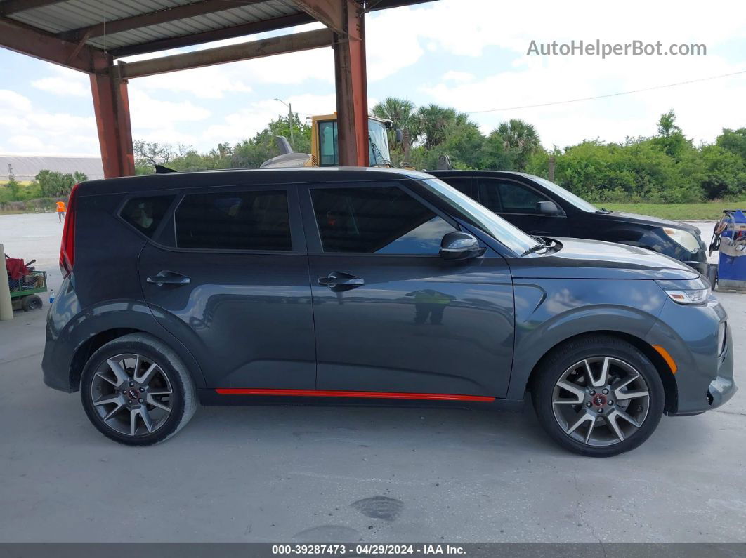 2022 Kia Soul Gt-line Gray vin: KNDJ63AU0N7799427