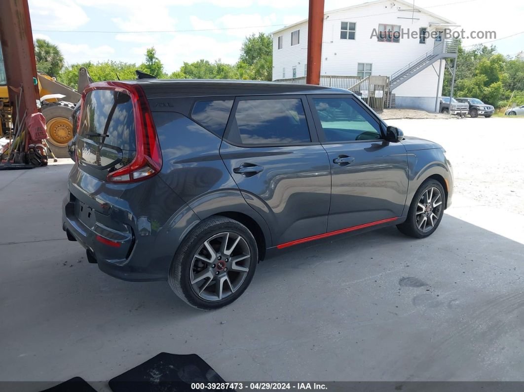 2022 Kia Soul Gt-line Gray vin: KNDJ63AU0N7799427