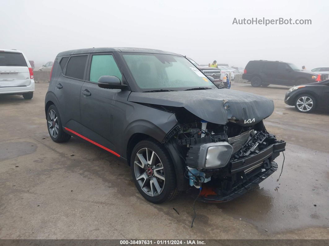 2022 Kia Soul Gt-line Серый vin: KNDJ63AU1N7817448