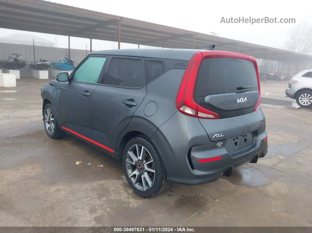 2022 Kia Soul Gt-line Серый vin: KNDJ63AU1N7817448