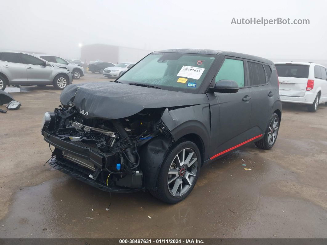 2022 Kia Soul Gt-line Серый vin: KNDJ63AU1N7817448