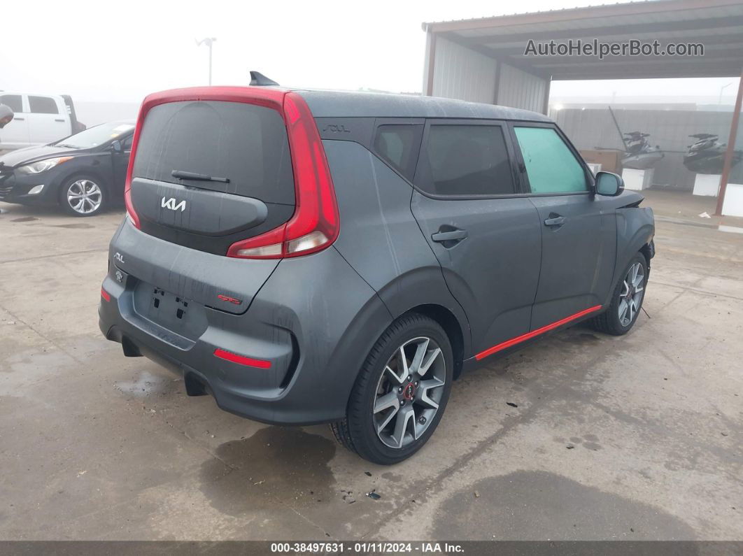 2022 Kia Soul Gt-line Серый vin: KNDJ63AU1N7817448