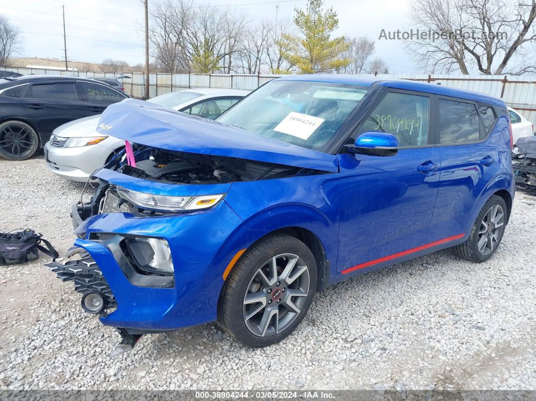 2022 Kia Soul Gt-line Blue vin: KNDJ63AU5N7799536