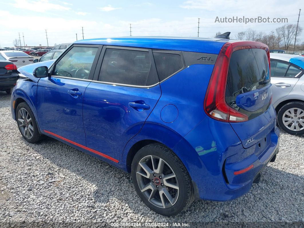 2022 Kia Soul Gt-line Blue vin: KNDJ63AU5N7799536