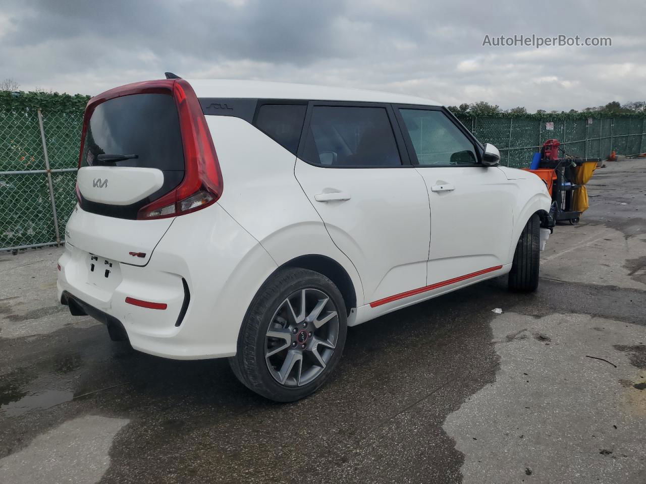 2022 Kia Soul Gt Line Белый vin: KNDJ63AU6N7830048