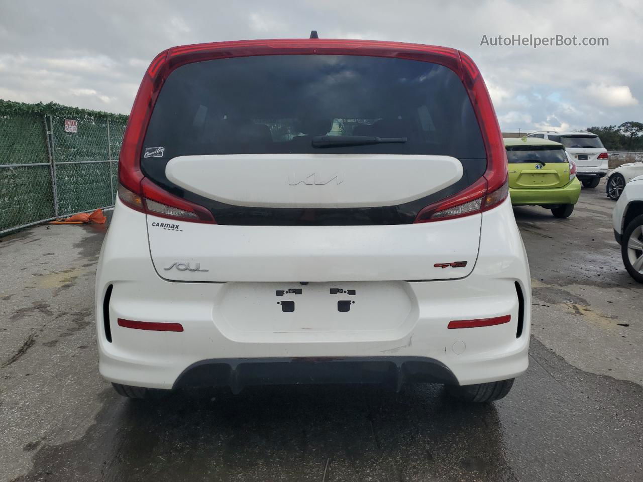 2022 Kia Soul Gt Line Белый vin: KNDJ63AU6N7830048