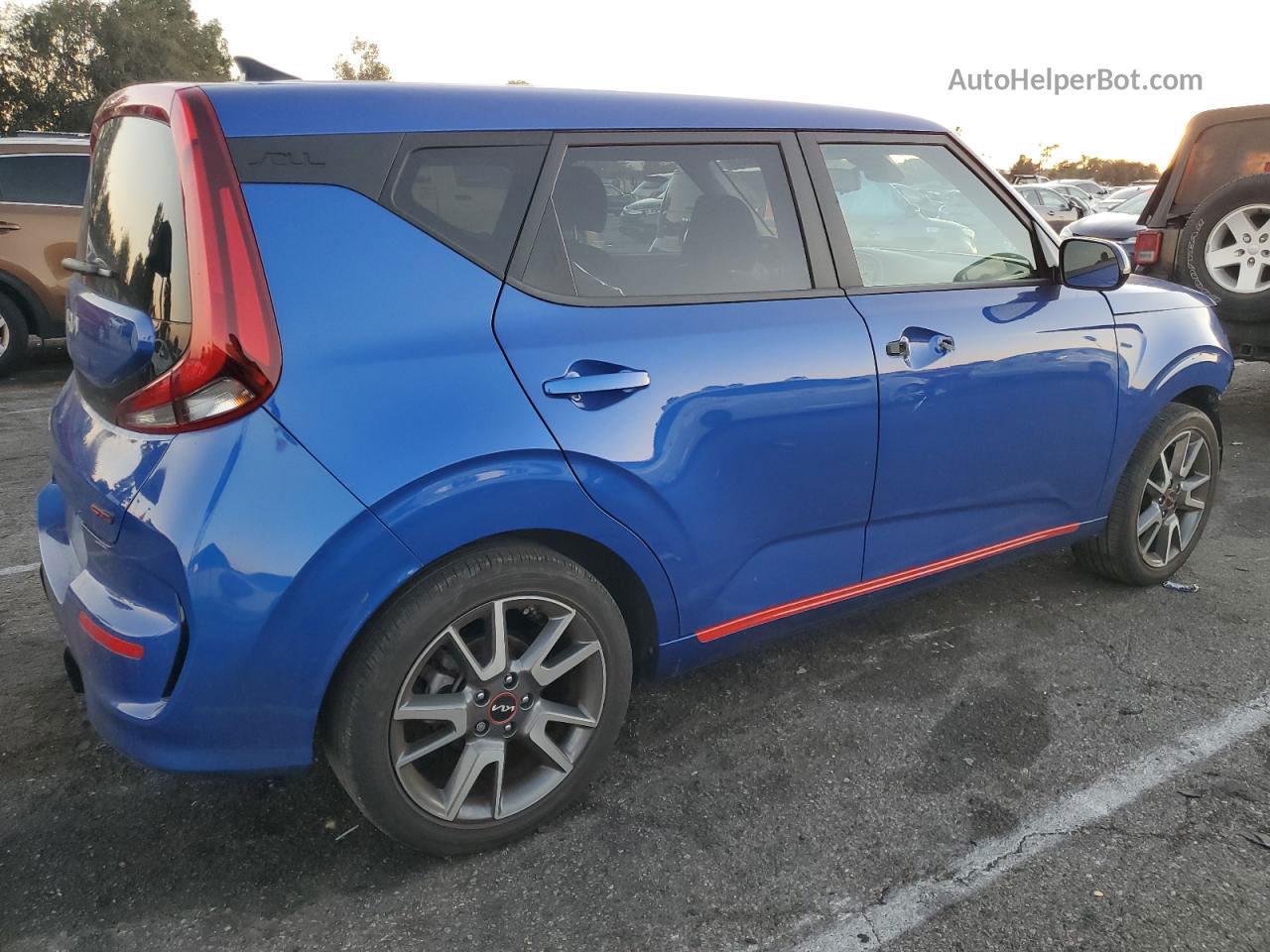 2022 Kia Soul Gt Line Blue vin: KNDJ63AU7N7798890