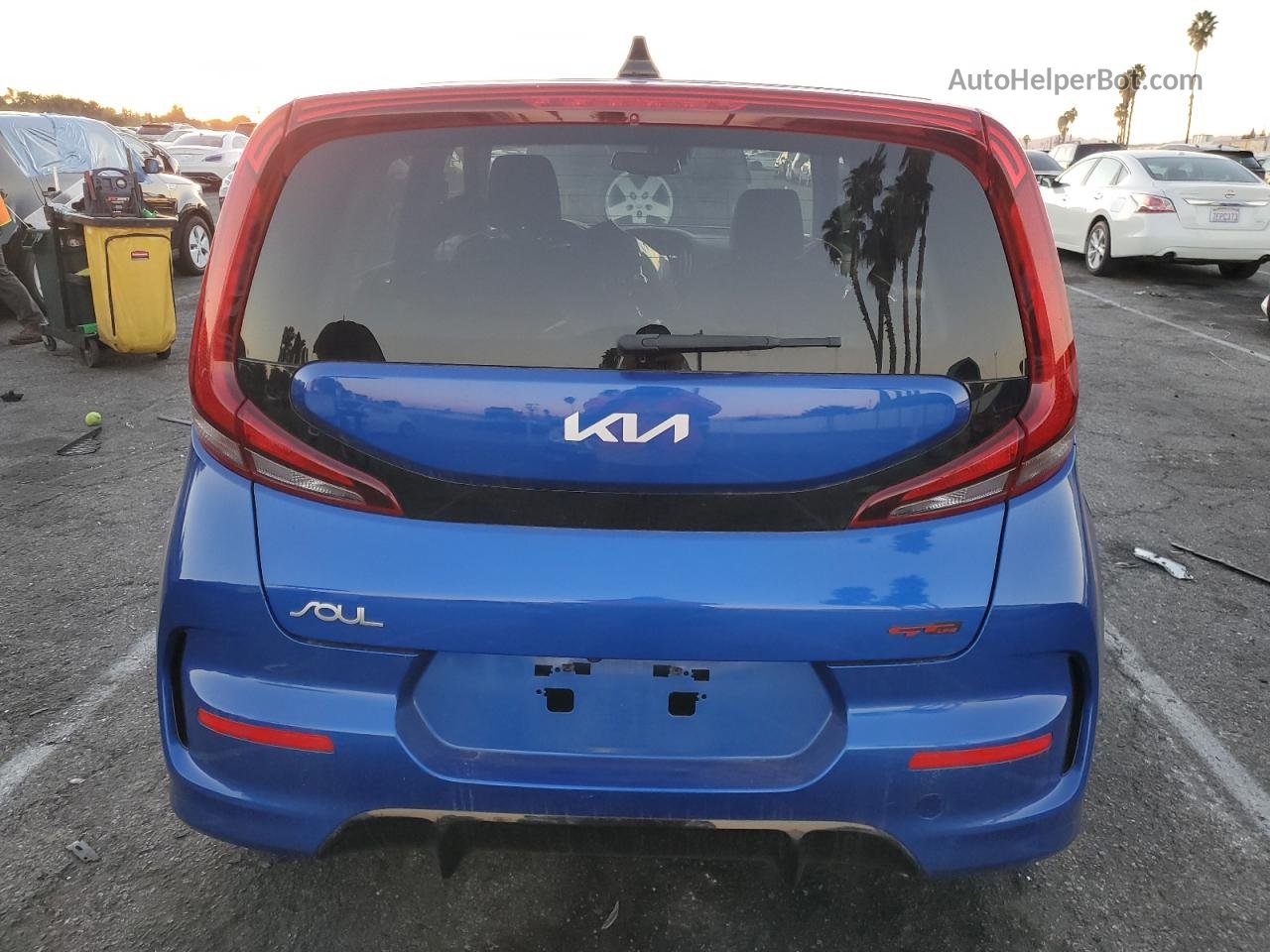 2022 Kia Soul Gt Line Синий vin: KNDJ63AU7N7798890