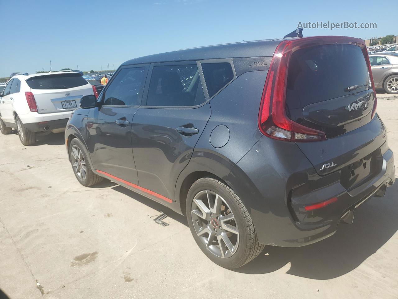 2022 Kia Soul Gt Line Gray vin: KNDJ63AUXN7817450