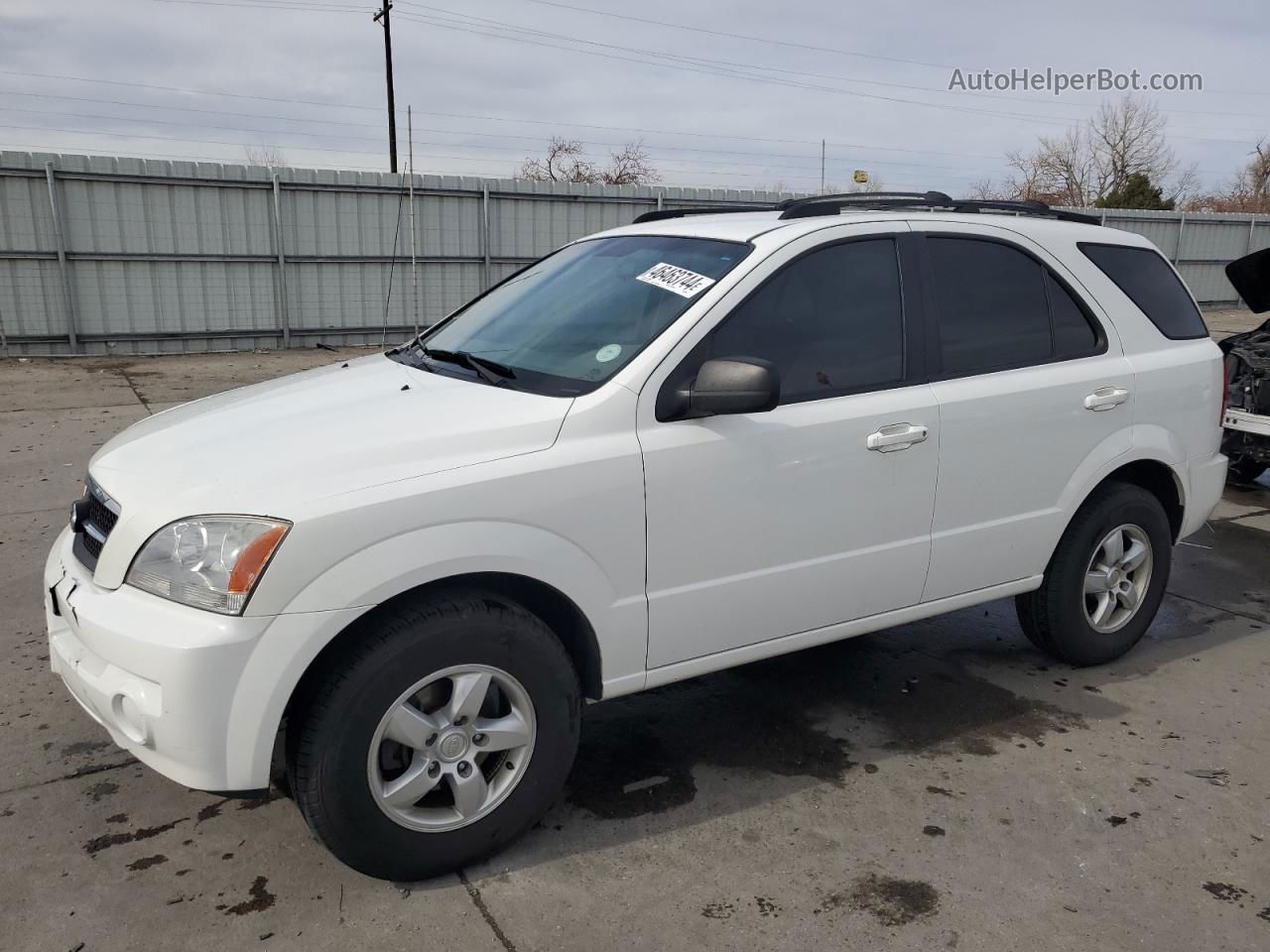 2006 Kia Sorento Ex White vin: KNDJC733065581067