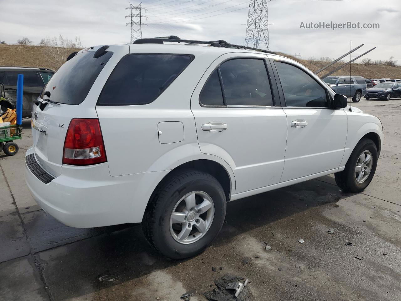 2006 Kia Sorento Ex White vin: KNDJC733065581067