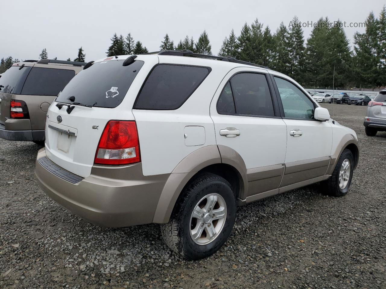 2006 Kia Sorento Ex White vin: KNDJC733065584020