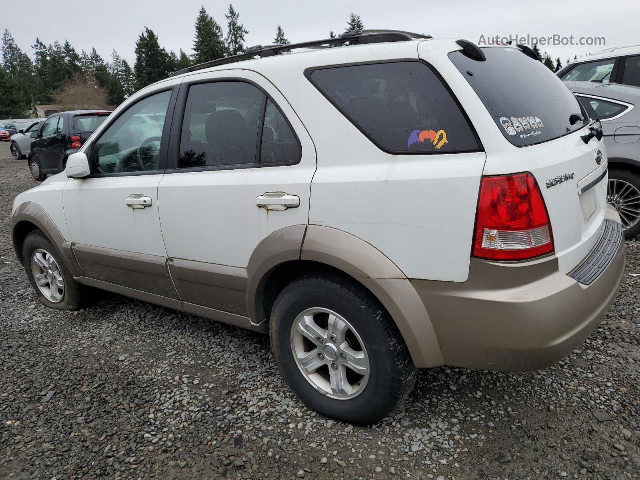 2006 Kia Sorento Ex White vin: KNDJC733065584020