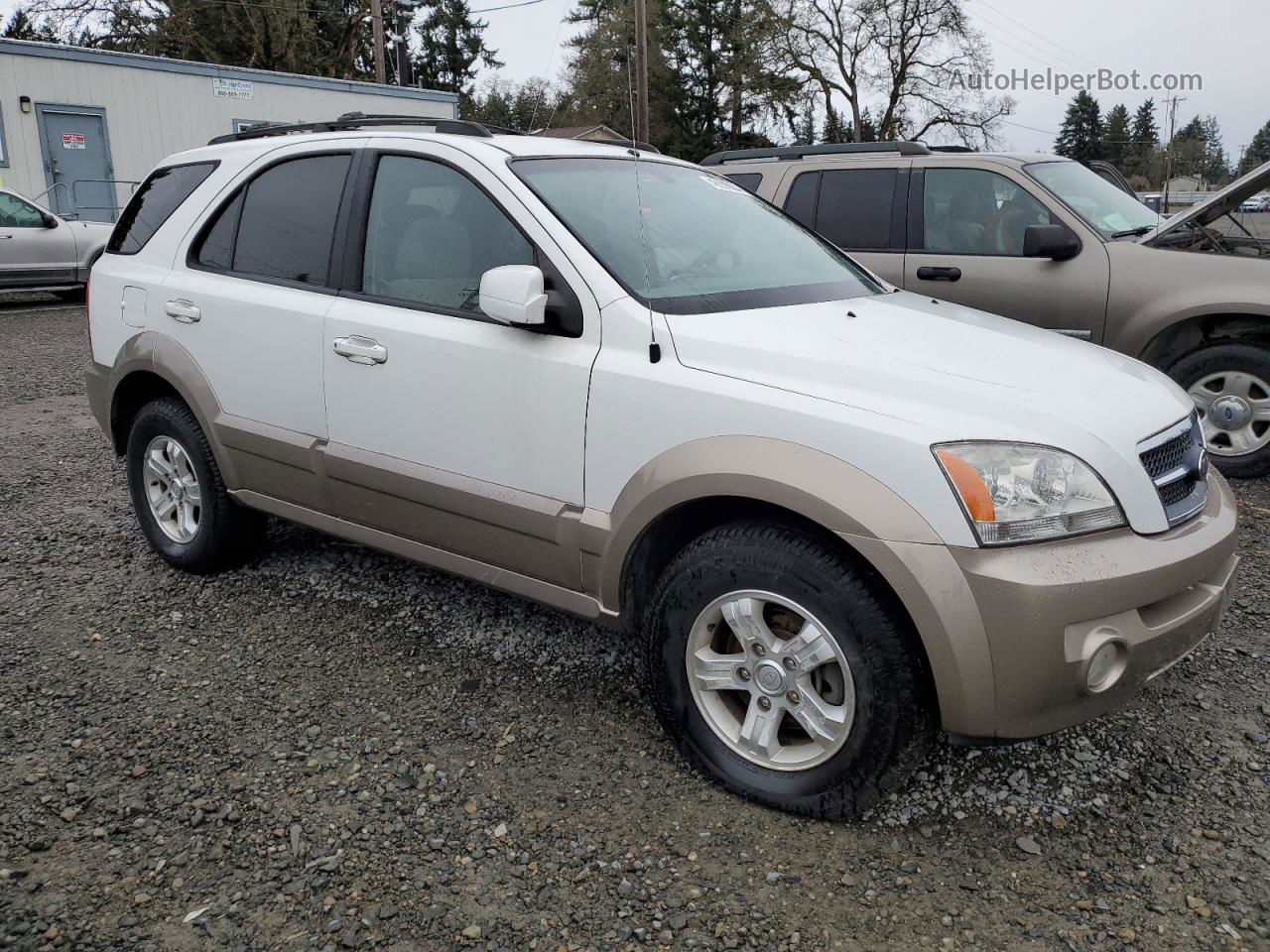 2006 Kia Sorento Ex White vin: KNDJC733065584020