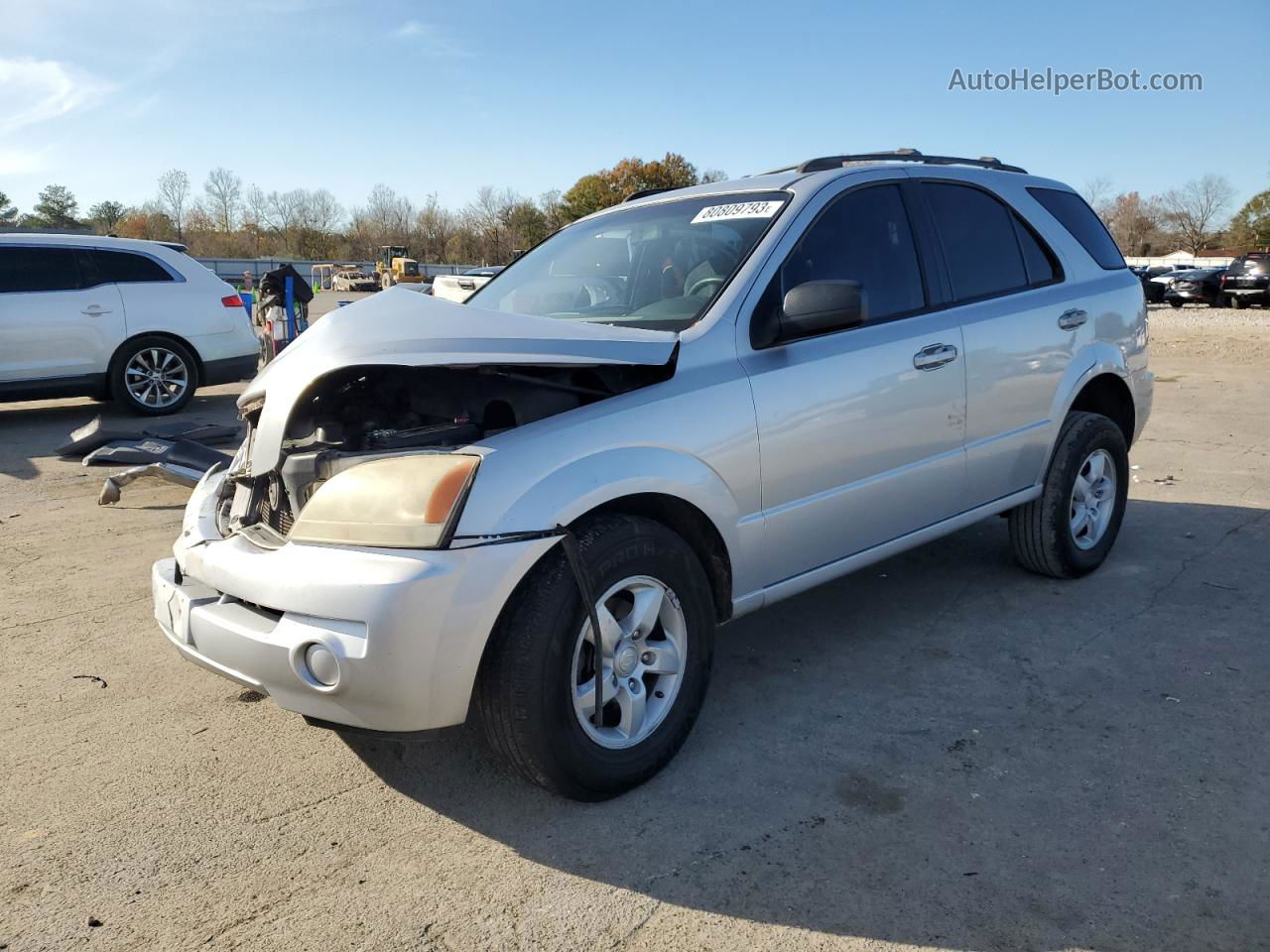 2006 Kia Sorento Ex Silver vin: KNDJC733065608803