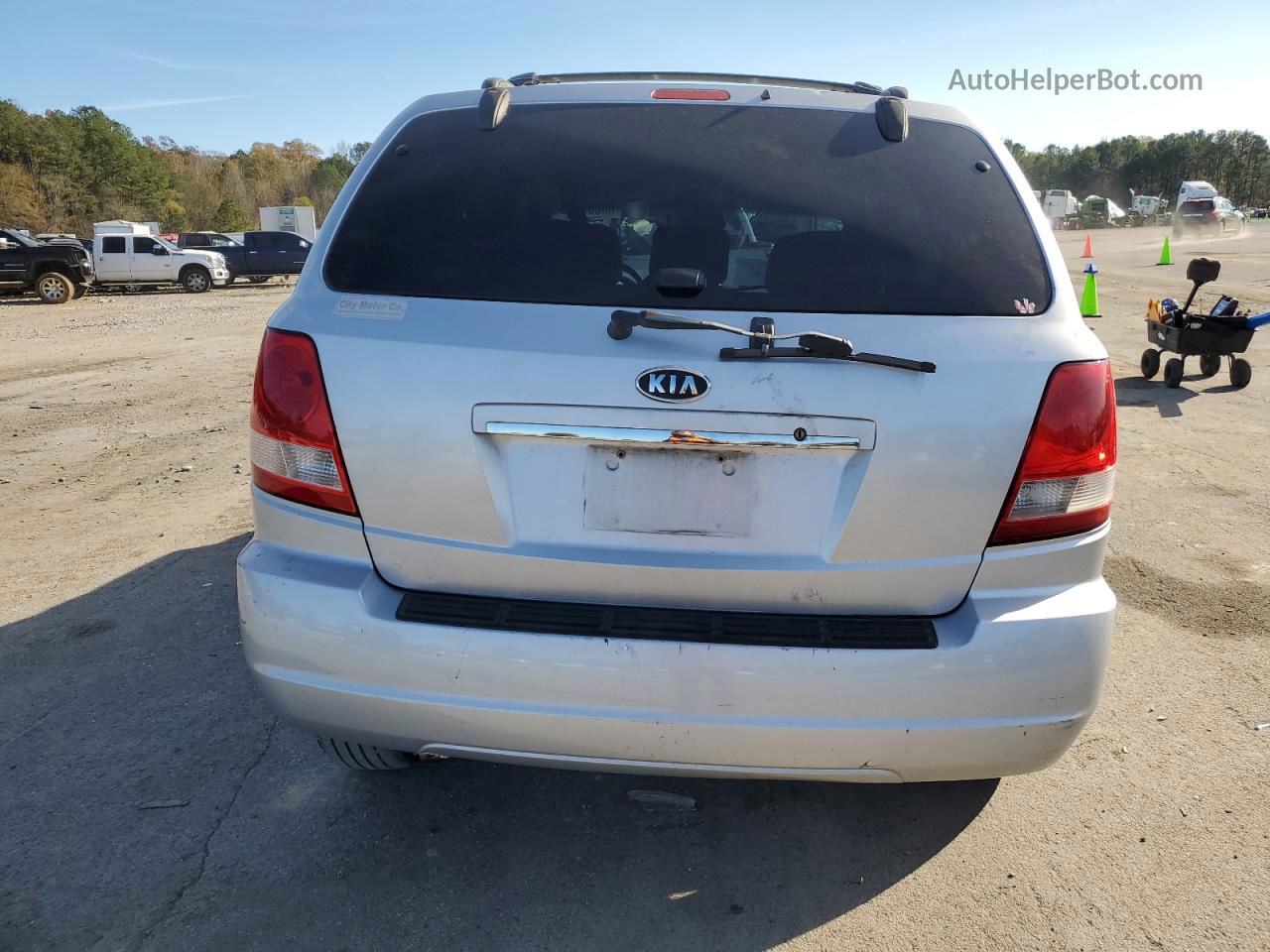 2006 Kia Sorento Ex Silver vin: KNDJC733065608803