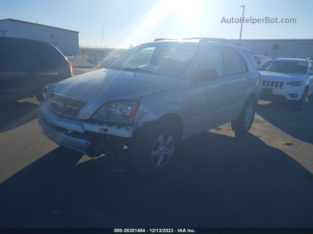 2006 Kia Sorento Ex/lx Silver vin: KNDJC733065638092