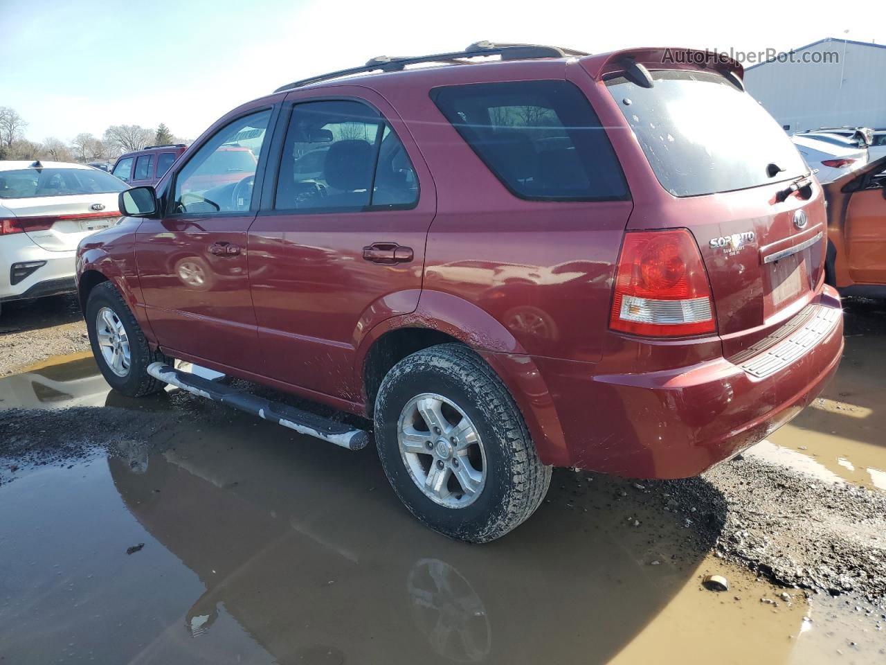 2006 Kia Sorento Ex Темно-бордовый vin: KNDJC733165524926