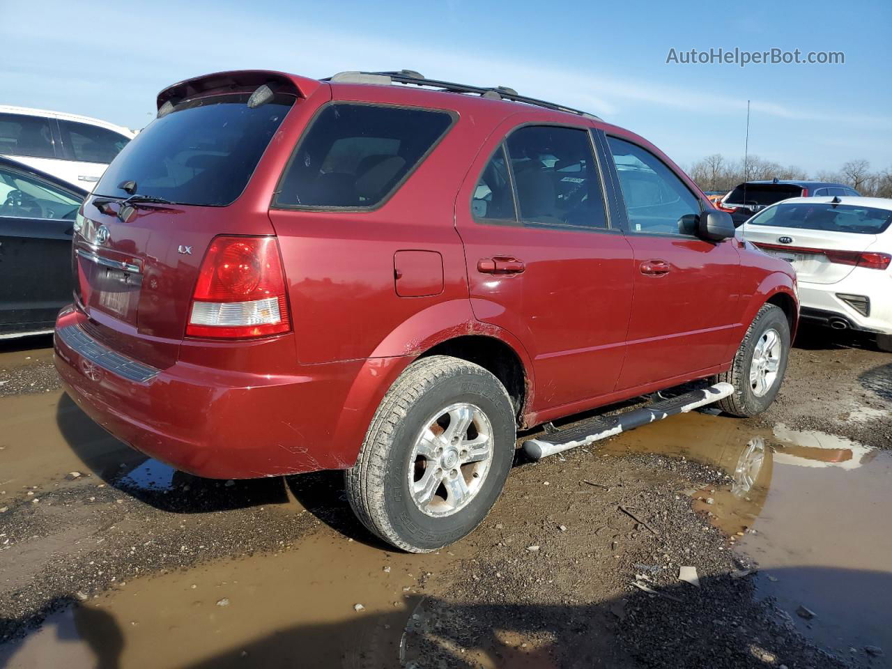 2006 Kia Sorento Ex Темно-бордовый vin: KNDJC733165524926