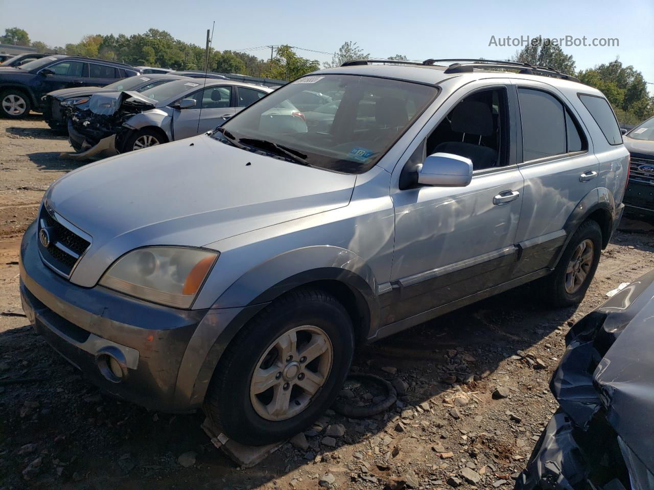 2006 Kia Sorento Ex Silver vin: KNDJC733165601598