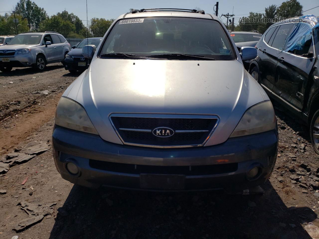 2006 Kia Sorento Ex Silver vin: KNDJC733165601598