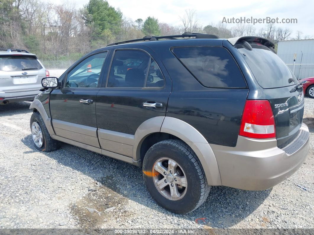 2006 Kia Sorento Ex/lx Black vin: KNDJC733165643950