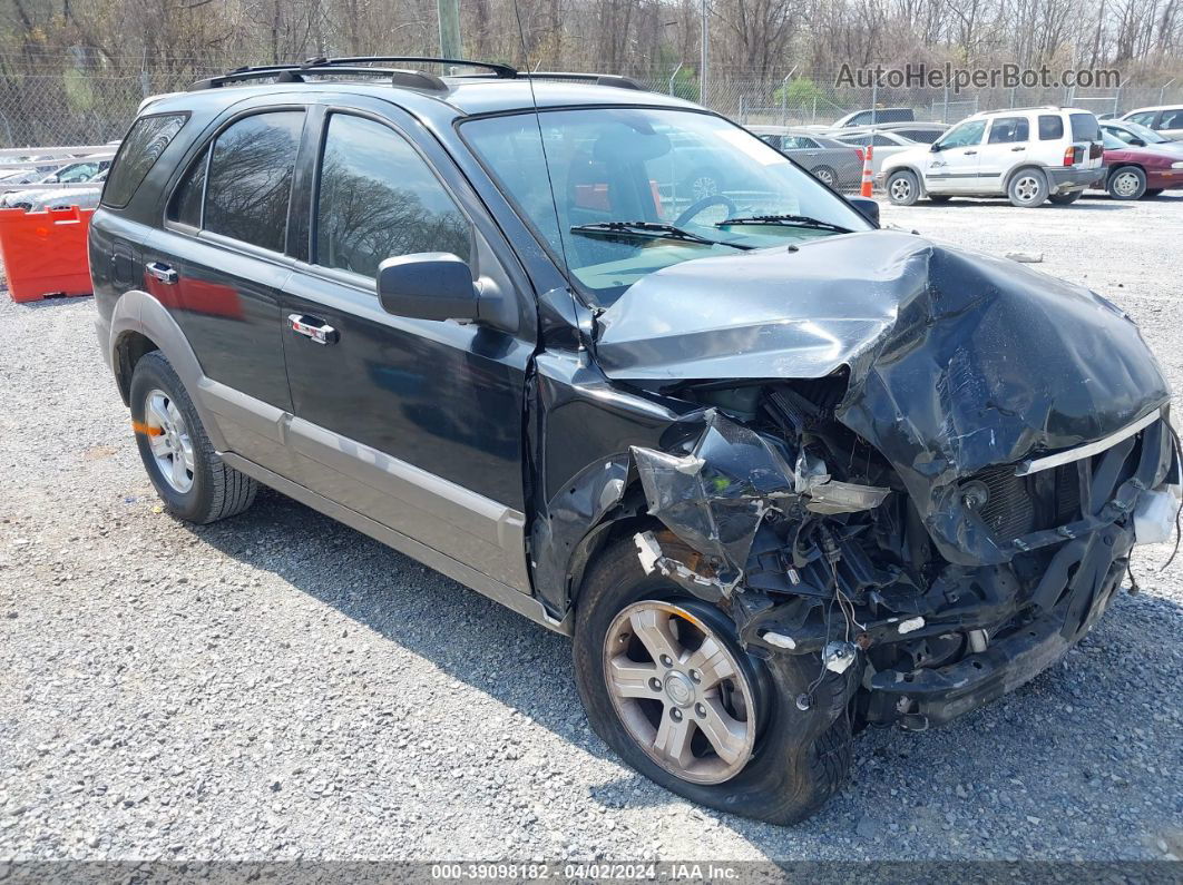 2006 Kia Sorento Ex/lx Black vin: KNDJC733165643950