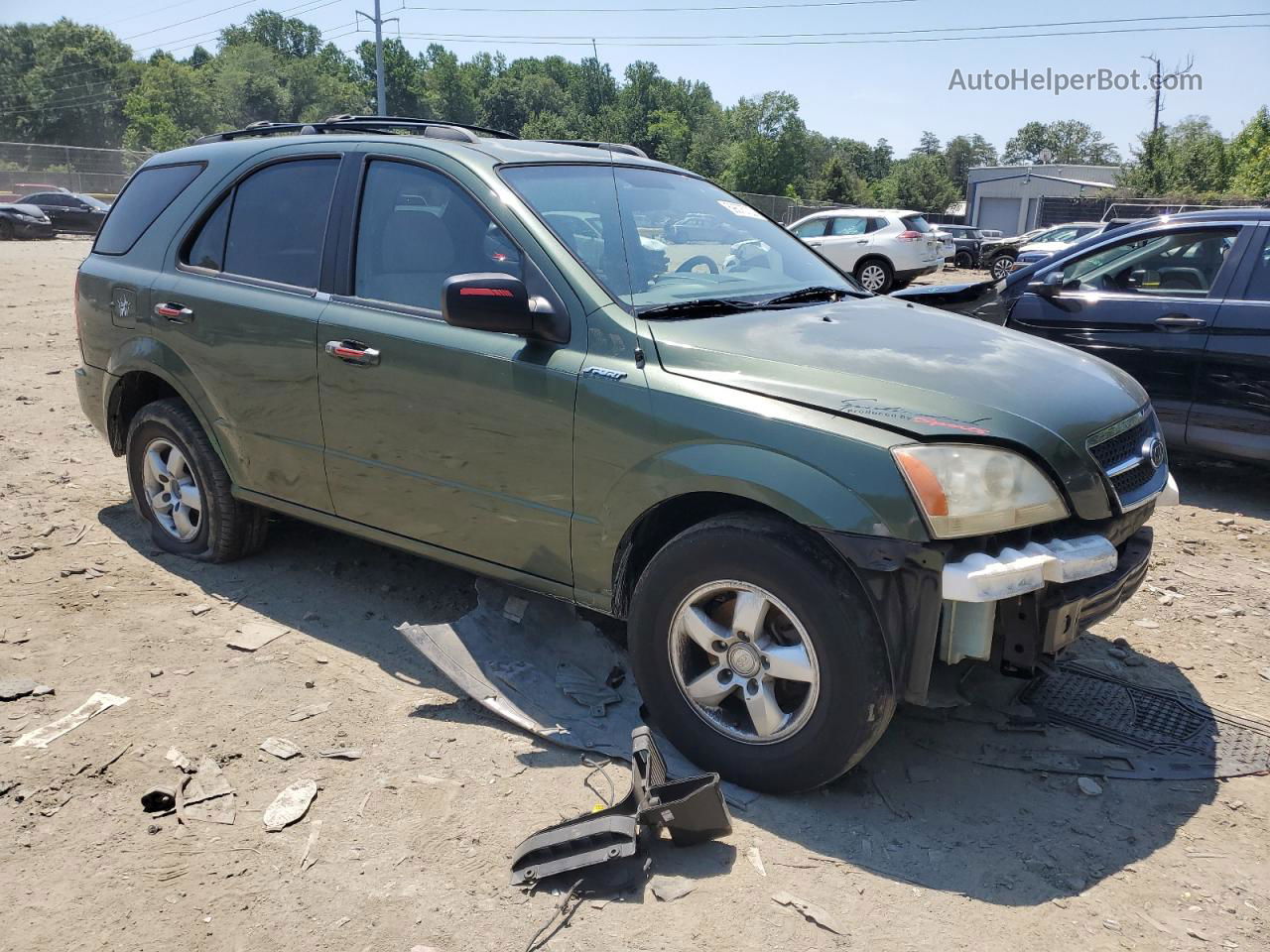 2006 Kia Sorento Ex Green vin: KNDJC733265521548