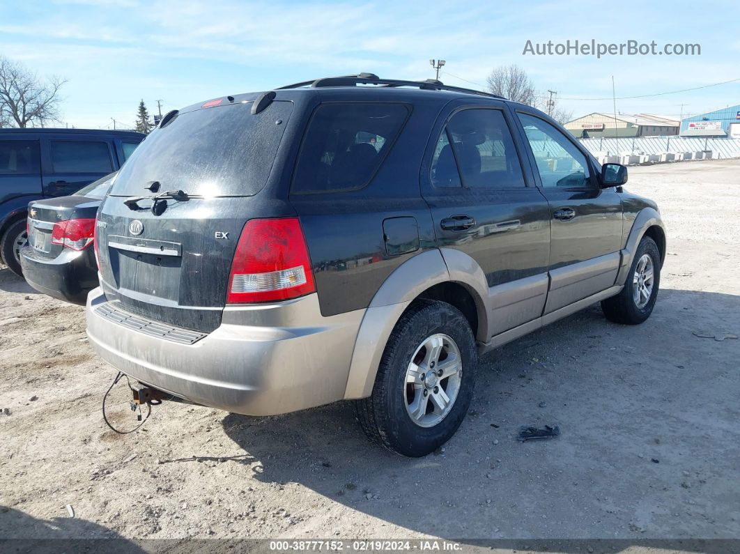 2006 Kia Sorento Ex/lx Black vin: KNDJC733265553142