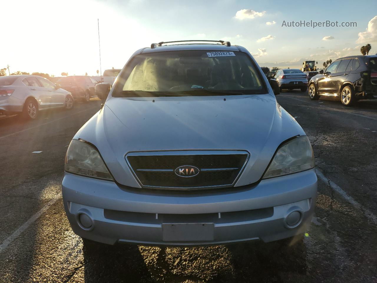 2006 Kia Sorento Ex Silver vin: KNDJC733265576002