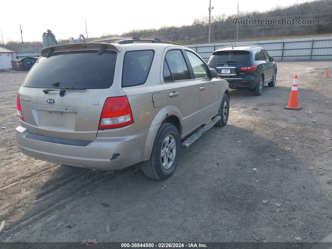 2006 Kia Sorento Ex/lx Tan vin: KNDJC733265597593