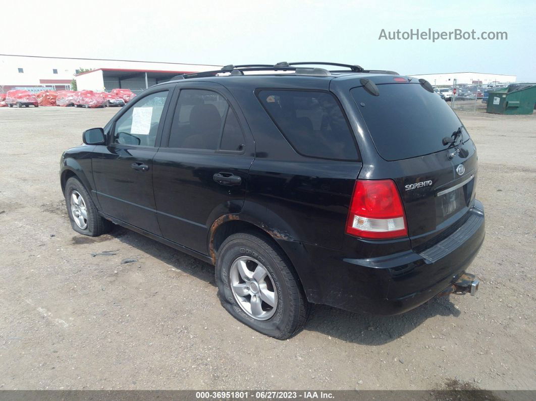 2006 Kia Sorento Lx/ex Black vin: KNDJC733265619947