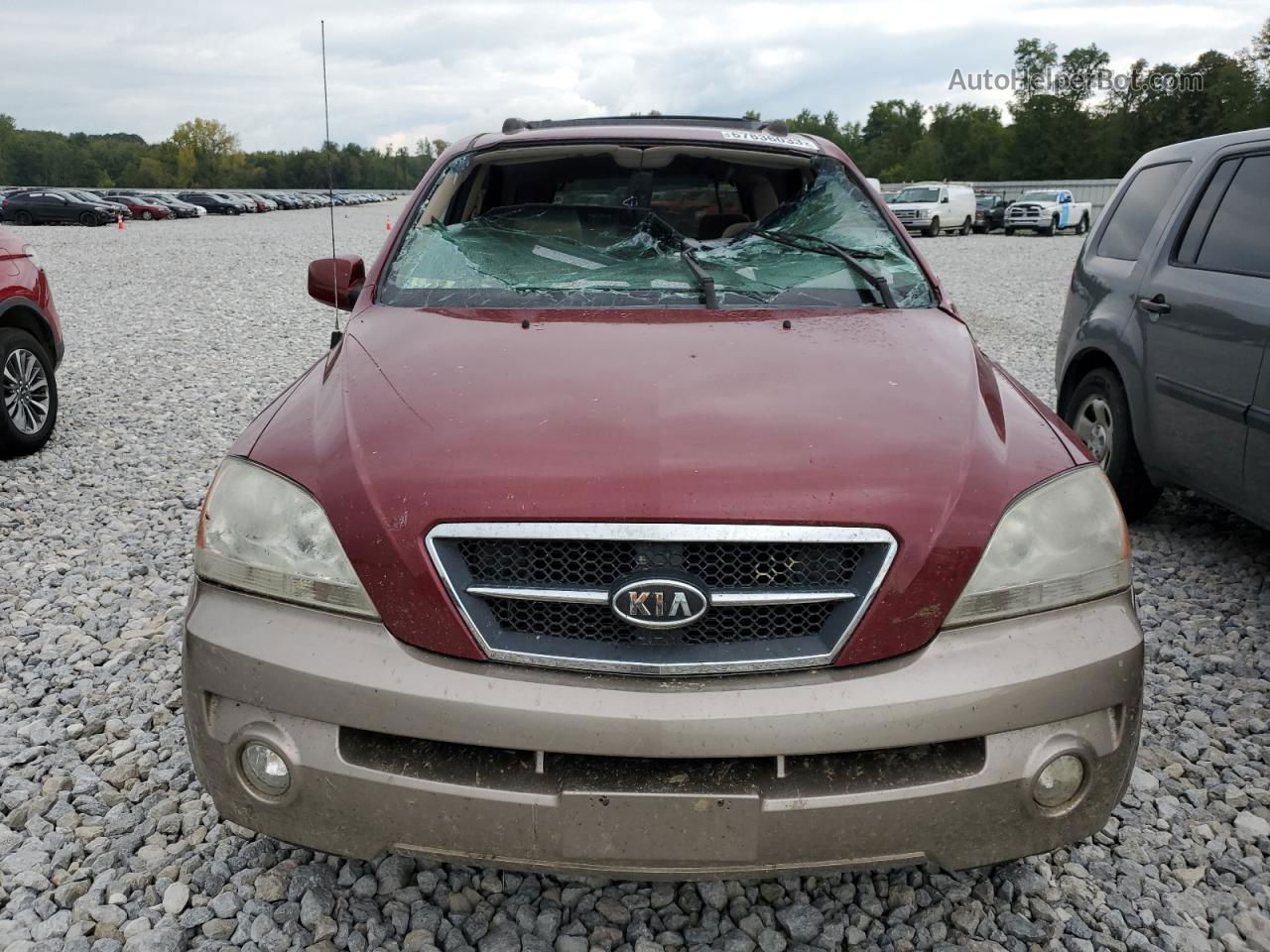 2006 Kia Sorento Ex Red vin: KNDJC733265638322