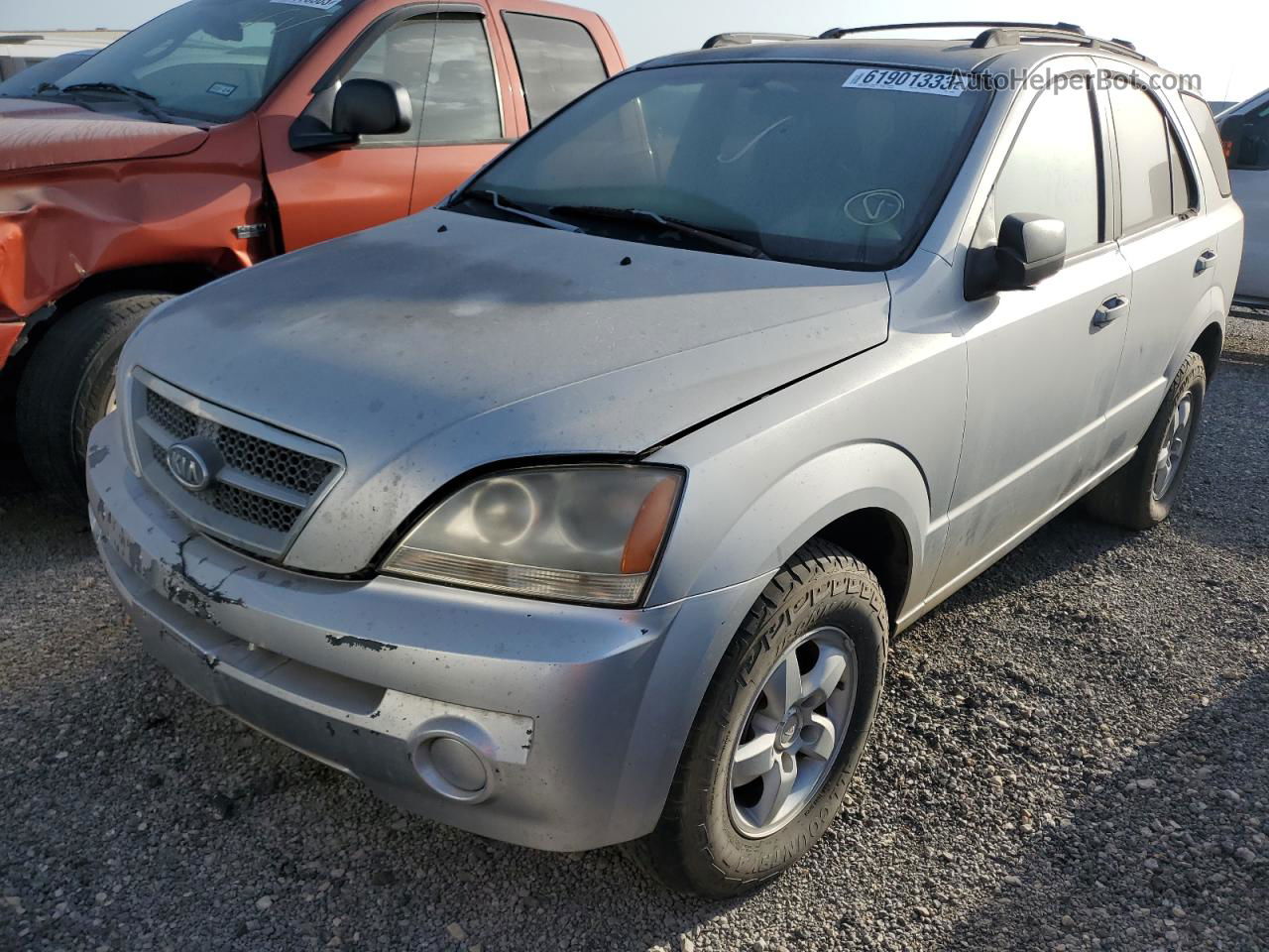 2006 Kia Sorento Ex Gray vin: KNDJC733365537189