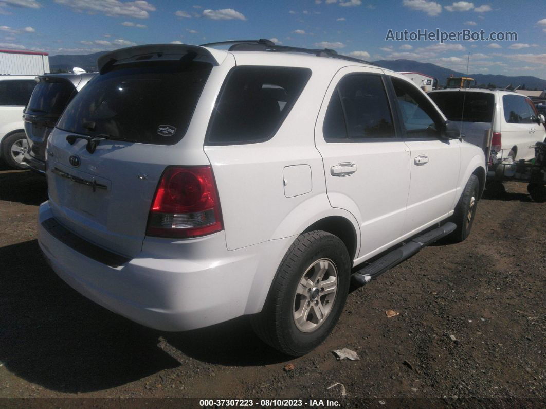 2006 Kia Sorento Lx/ex White vin: KNDJC733365572833