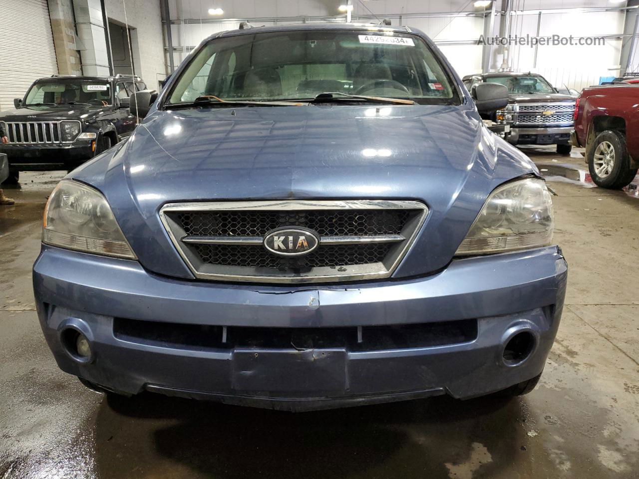 2006 Kia Sorento Ex Blue vin: KNDJC733365615888