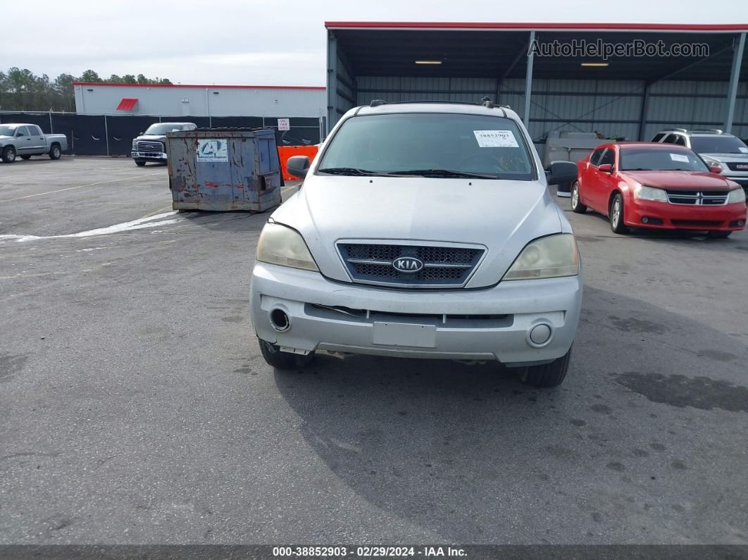 2006 Kia Sorento Ex/lx Silver vin: KNDJC733365635414