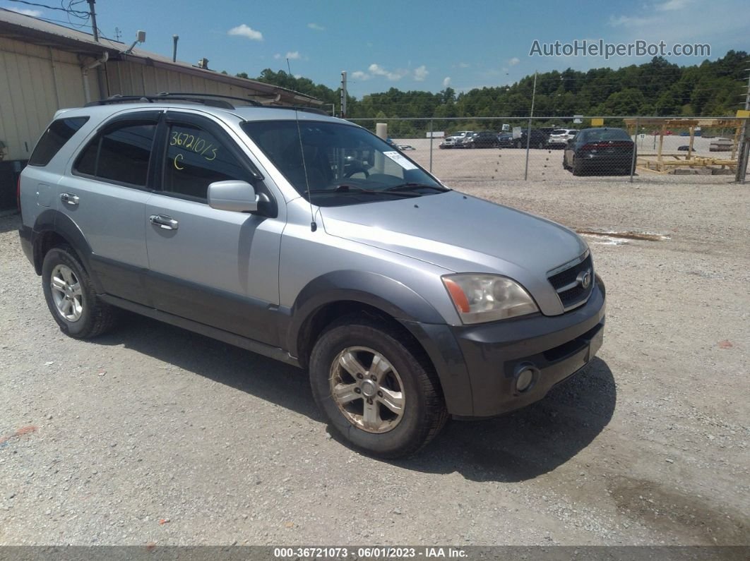 2006 Kia Sorento Lx/ex Silver vin: KNDJC733465571982