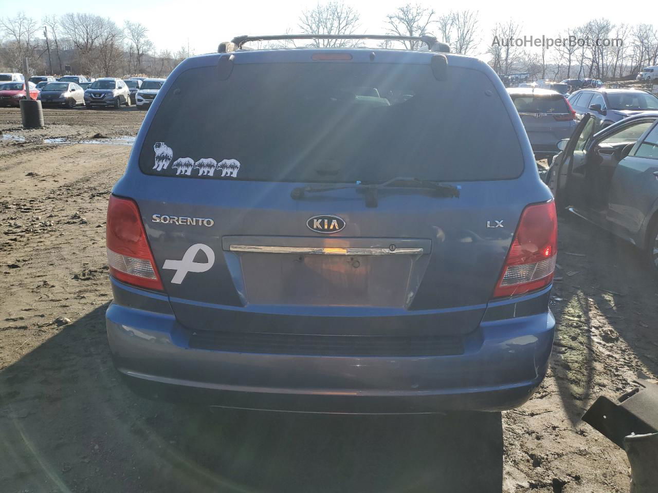 2006 Kia Sorento Ex Blue vin: KNDJC733465599362