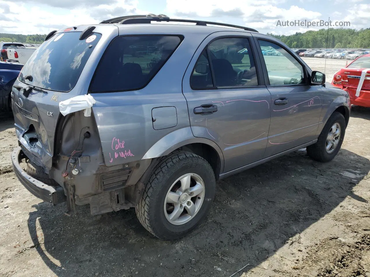 2006 Kia Sorento Ex Charcoal vin: KNDJC733665584619