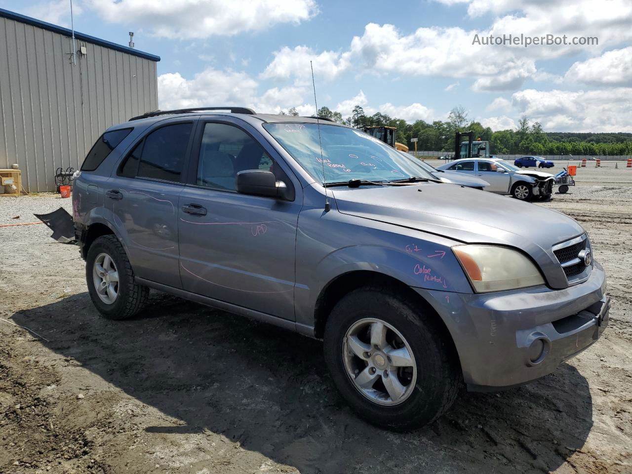 2006 Kia Sorento Ex Charcoal vin: KNDJC733665584619