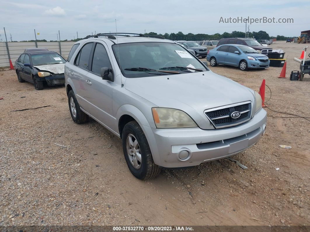 2006 Kia Sorento Lx/ex Silver vin: KNDJC733665627162