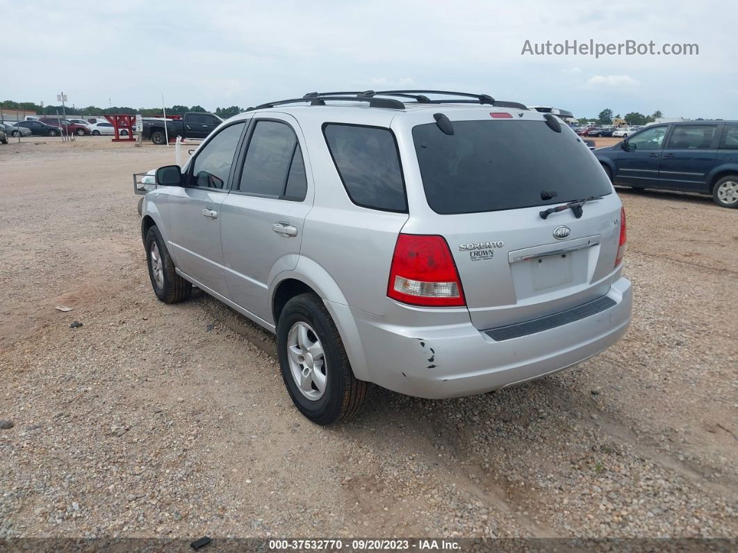 2006 Kia Sorento Lx/ex Silver vin: KNDJC733665627162