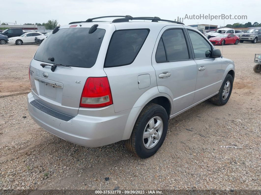 2006 Kia Sorento Lx/ex Silver vin: KNDJC733665627162