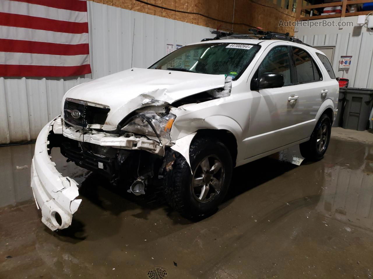 2006 Kia Sorento Ex White vin: KNDJC733665639991