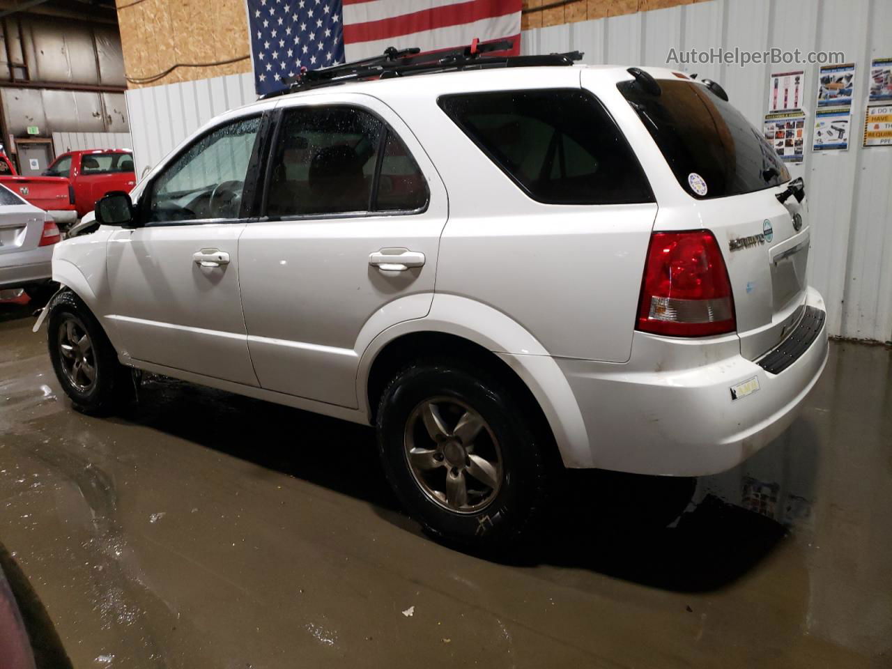 2006 Kia Sorento Ex White vin: KNDJC733665639991