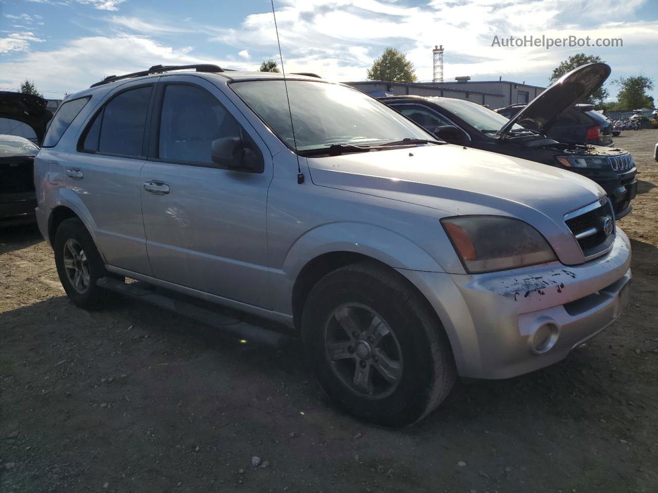 2006 Kia Sorento Ex Silver vin: KNDJC733665645435