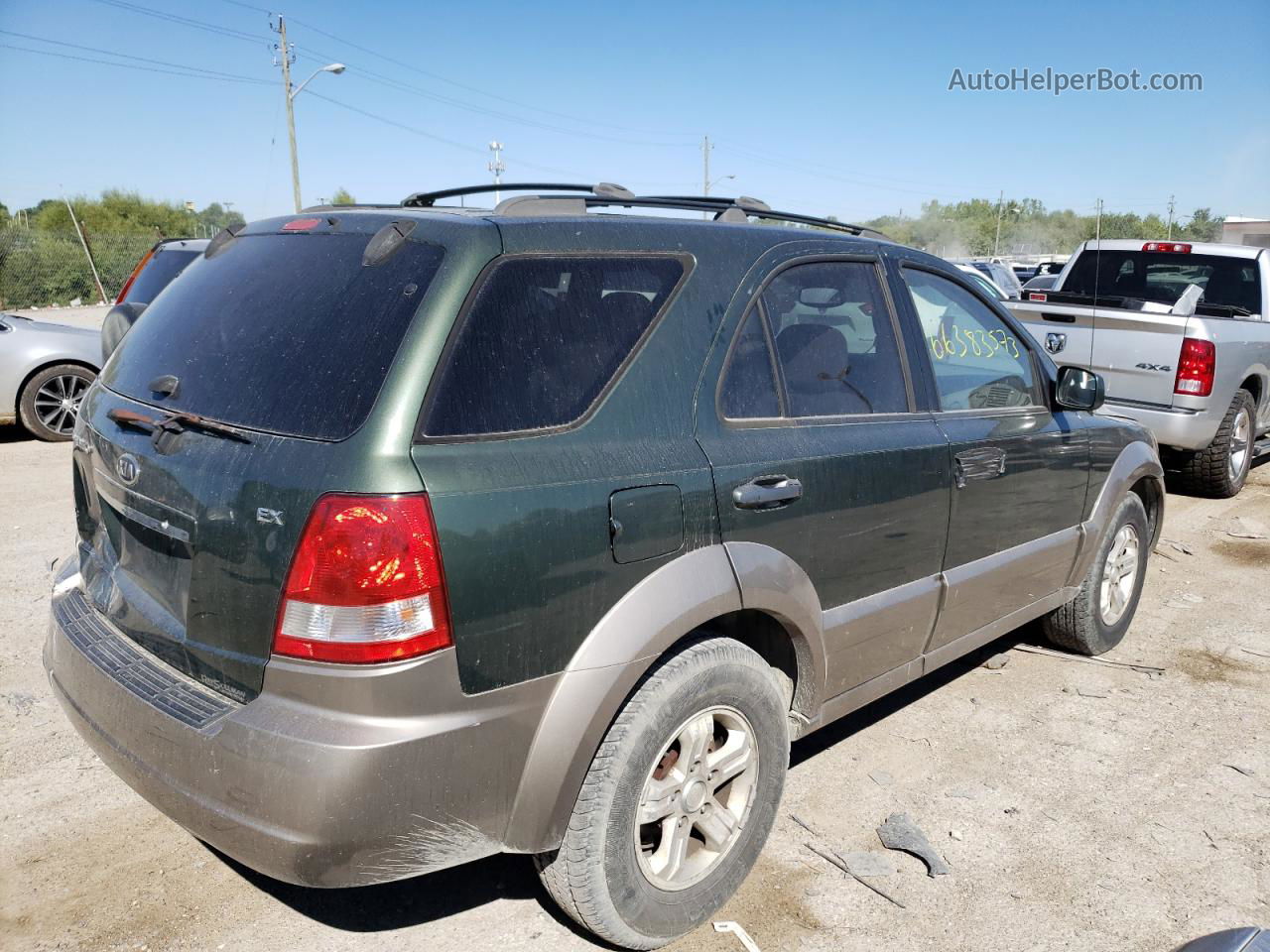 2006 Kia Sorento Ex Green vin: KNDJC733765589201