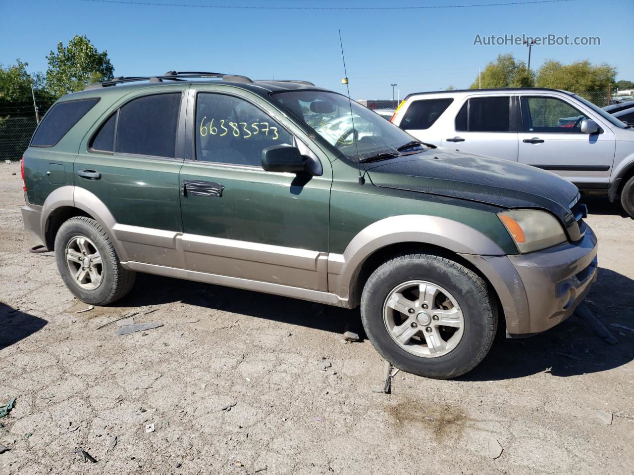 2006 Kia Sorento Ex Green vin: KNDJC733765589201