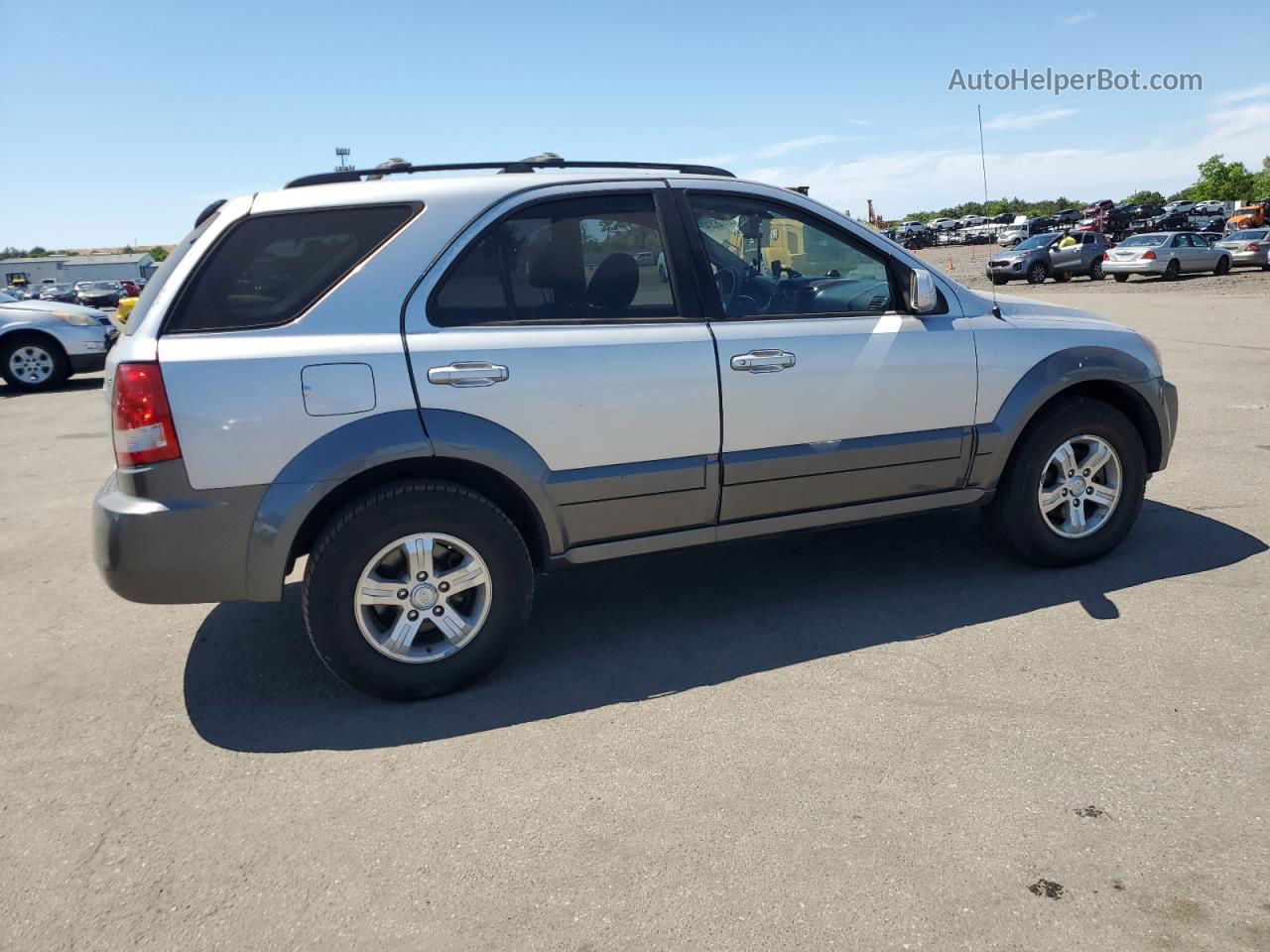 2006 Kia Sorento Ex Silver vin: KNDJC733765591708